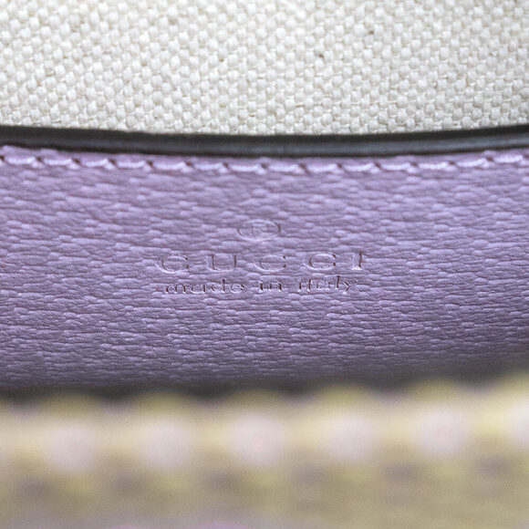 Gucci Tote Shoulder Bag 2way Crossbody Bag Jumbo GG purple beige - Picture 9 of 10